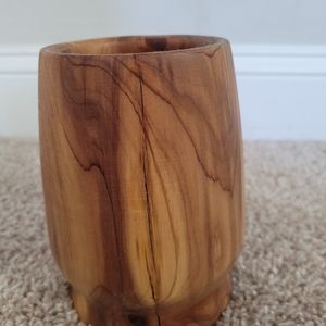 COPY - Handcarved wood vase